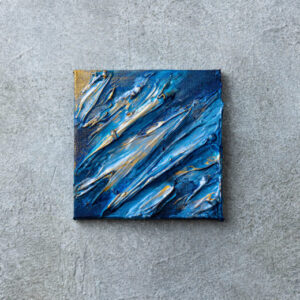 【海の朝日】-内観-瞑想-自己開花-テクスチャーアート